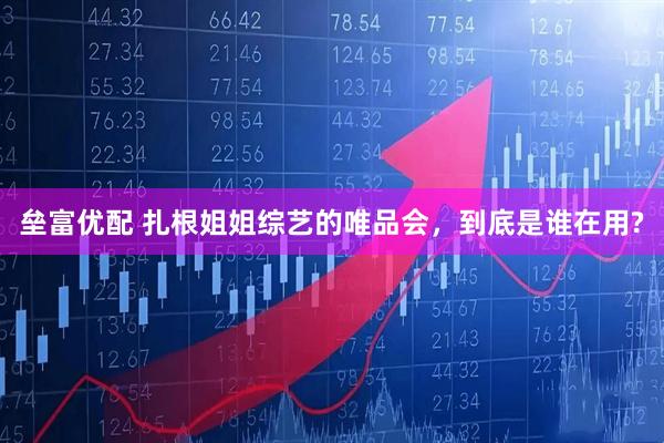 垒富优配 扎根姐姐综艺的唯品会，到底是谁在用?
